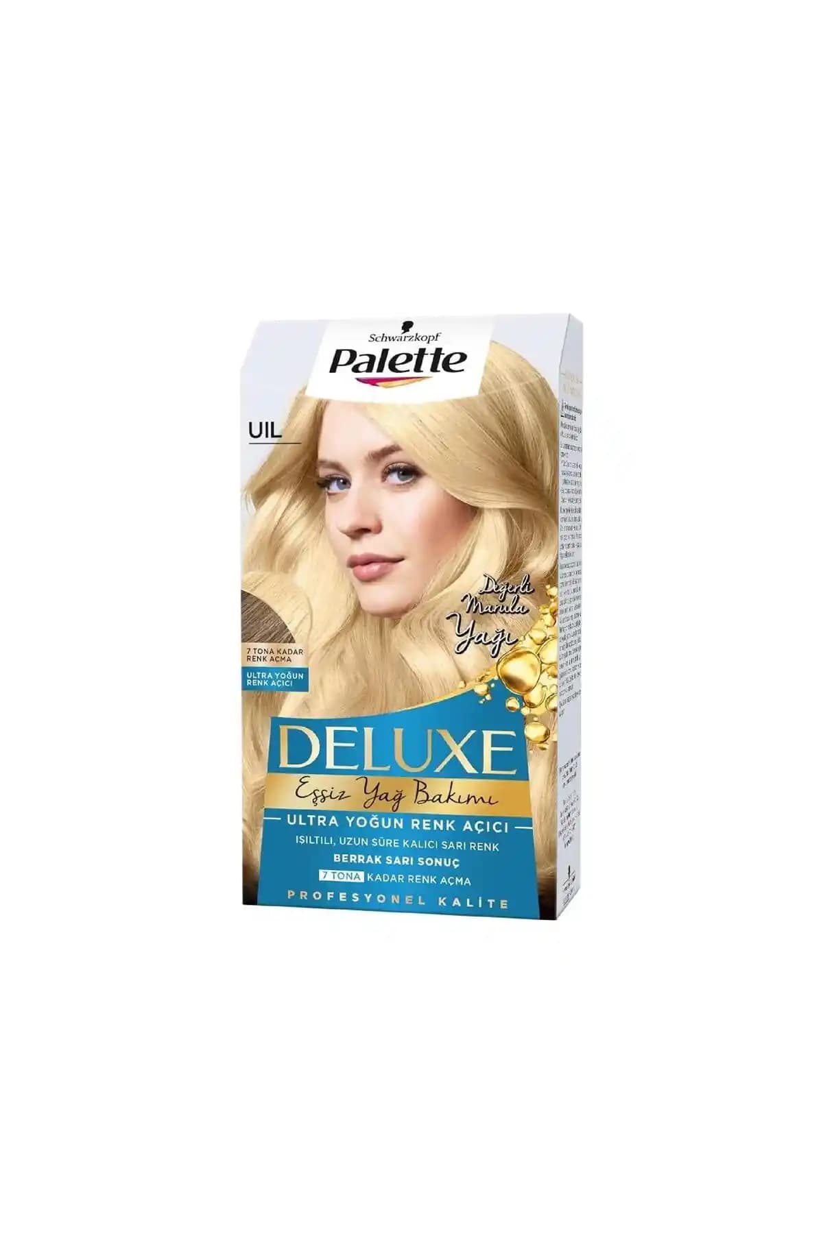 Palette Deluxe Saç Boyası UIL Ultra Yoğun Renk Açıcı ile sağlıklı ve parlak saçlara ulaşın