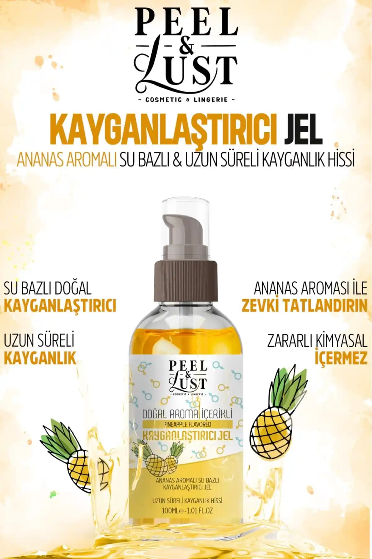 Peel & Lust Yenilikçi Kayganlaştırıcı: Uzun Süreli Kayganlık ve Ferahlatıcı Aromalar