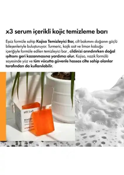 Ph Lab Kojiso Kojik Asit Sabunu: Doğal İçeriklerle Cilt Tonunu Eşitleyen Temizleme Ürünü