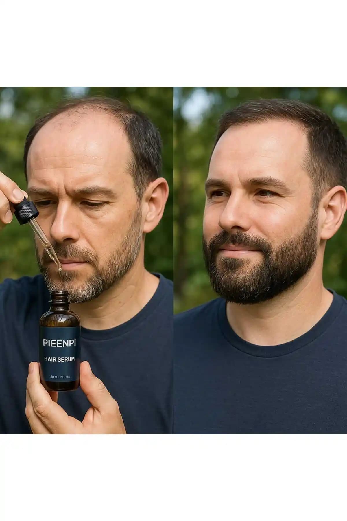 PIEENPI Limón ve Tarçınlı Sakal ve Saç Serumu Doğal ve Güçlü Bakım Sağlar