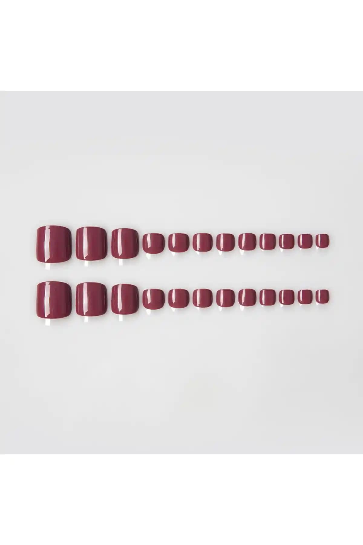 POP Beauty Ayak Takma Tırnak Seti ve Zararsız Yapıştırıcı ile Şık Ayaklar