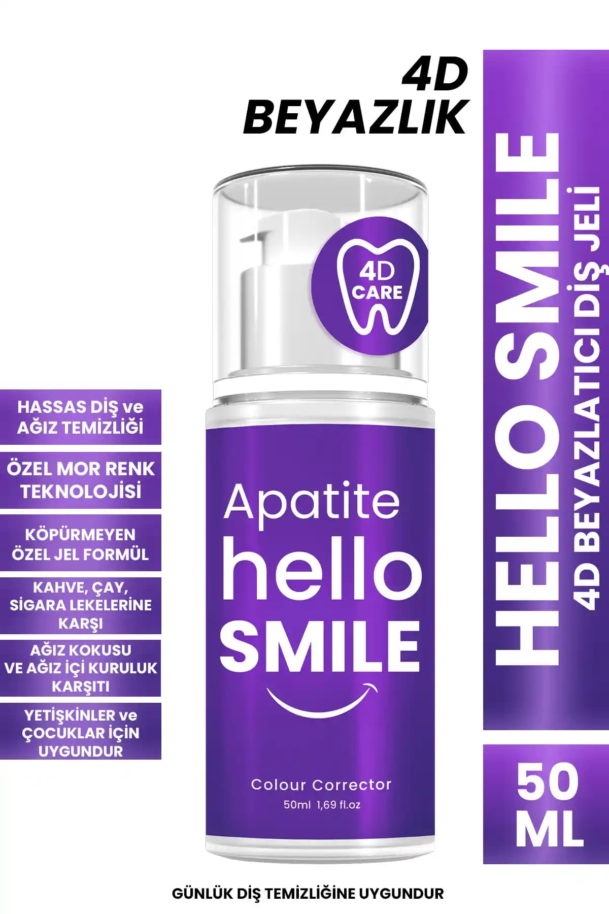 Procsin Hello Smile 4D Beyazlatıcı Diş Jeli ile Güçlü ve Parlak Gülüş Yaratın