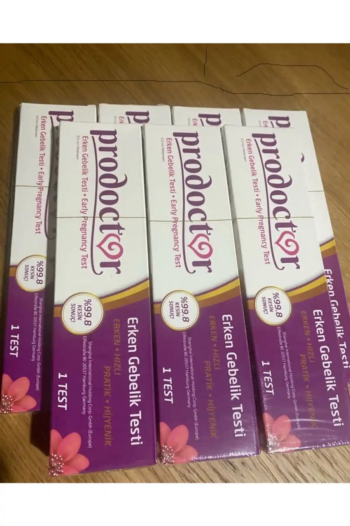 Prodoctor Erken Gebelik Testi 7'li Set Güvenilir ve Pratik Gebelik Tespiti Çözümü
