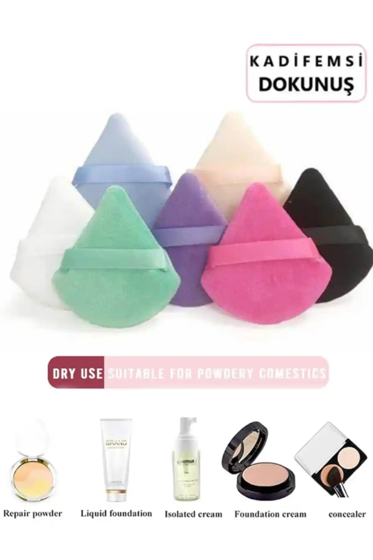 Profesyonel Pudra Fondöten ve BB Krem Uygulama Süngeri: Yumuşak ve Dayanıklı Makyaj Aksesuarı