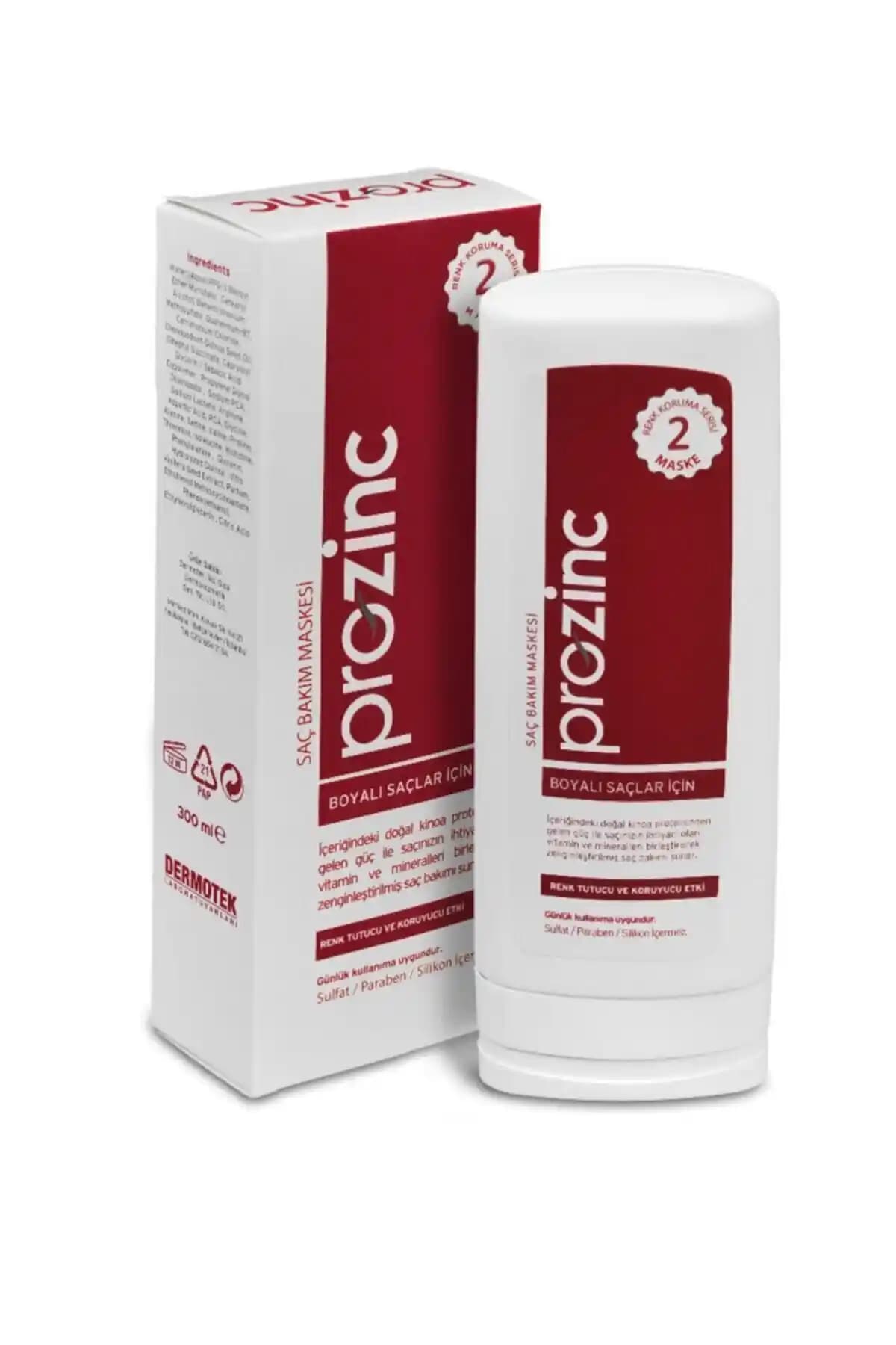 Prozinc Kinoa Kuru Saç Maskesi Boyalı ve Röfleli Saçlar İçin Uzun Süreli Bakım Çözümü