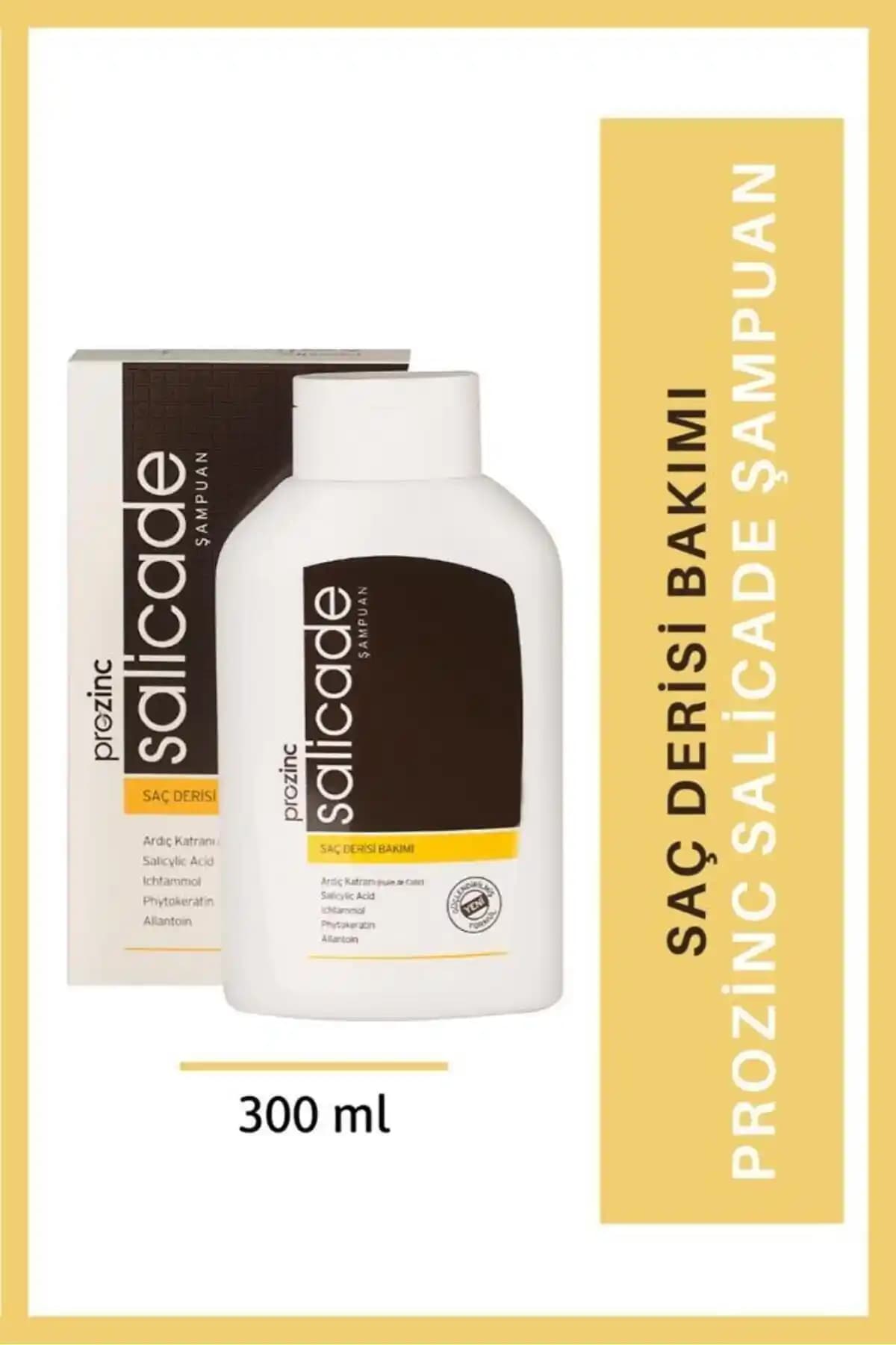 Prozinc Salicade Kepek ve Egzama Karşıtı Şampuan Saç Sağlığını Destekleyen Organik Formül