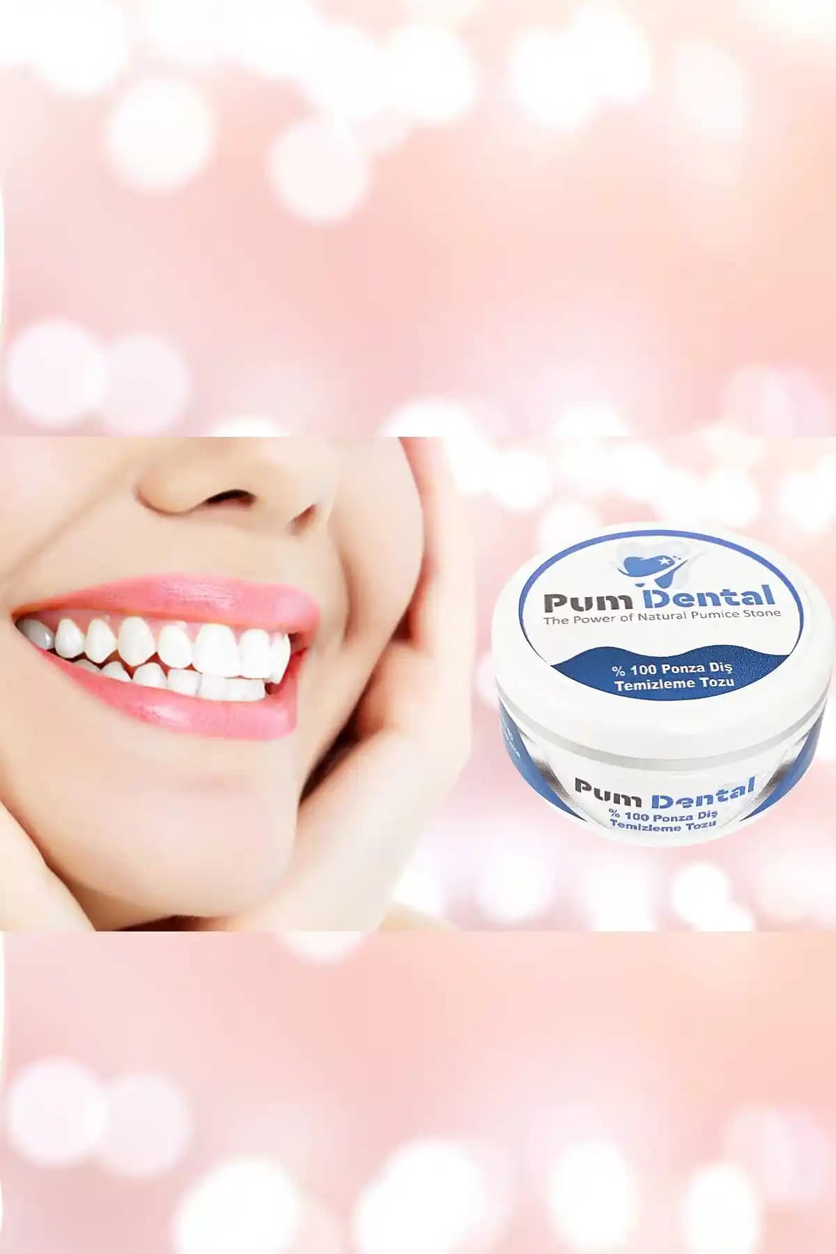 Pumice World Doğal Diş Temizleme Tozu ile Güçlü ve Parlak Gülüşler İçin Etkili Çözüm