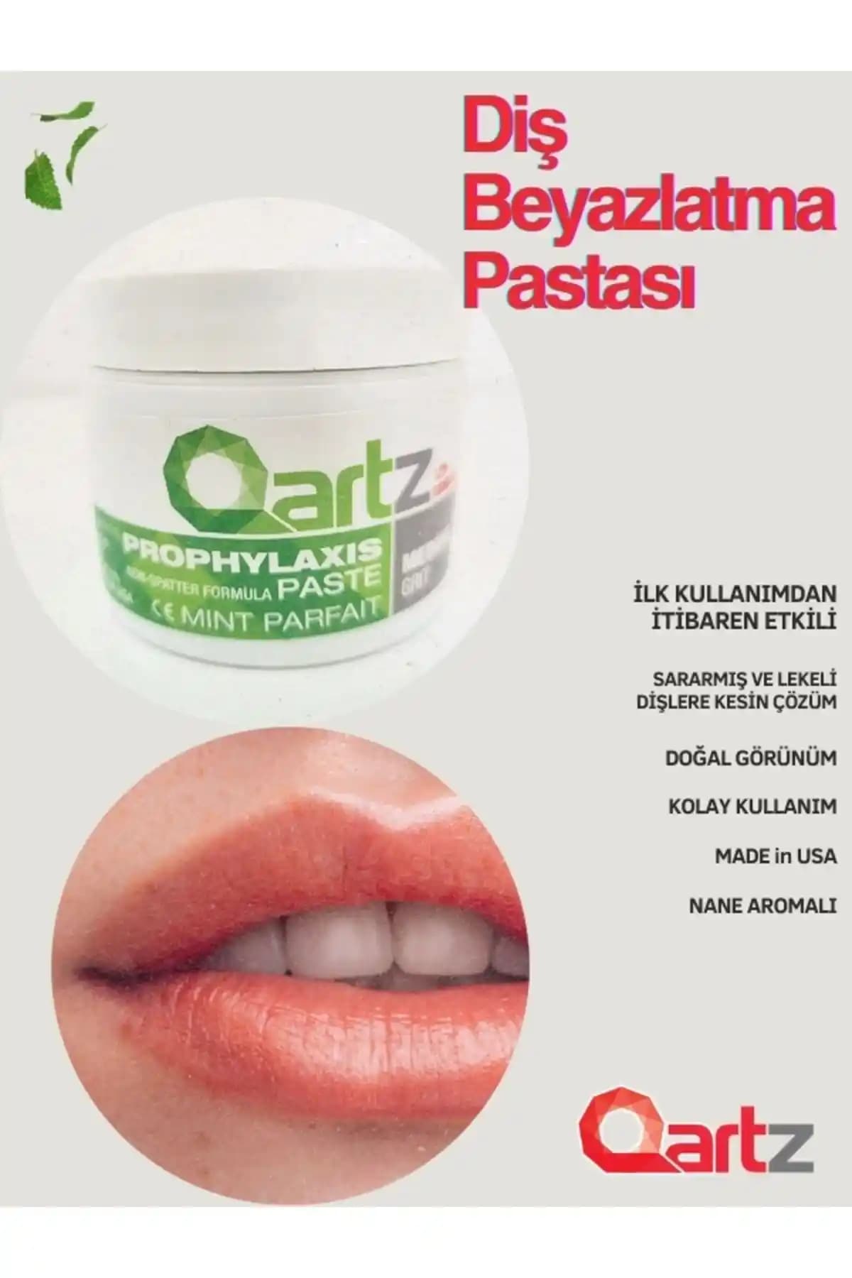 Qartz Diş Temizleme ve Parlatma Pastası: Doğal Beyazlık ve Sağlıklı Dişler İçin Etkili Çözüm