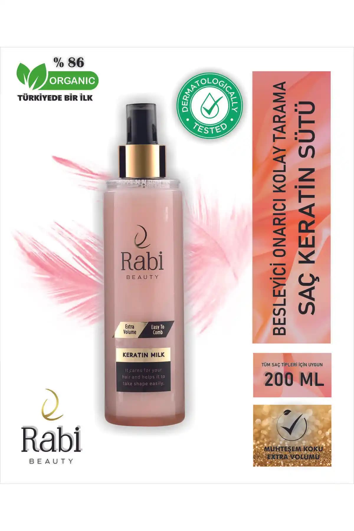 Rabi Saç Açıcı Sprey Keratin Sütü: Hızlı ve Güvenli Saç Bakımı İçin Etkili Çözüm