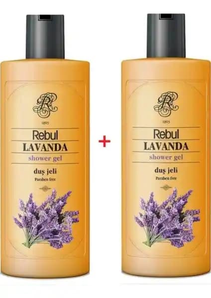 Rebul Lavanta Duş Jeli 500 ml 2'li Paket Doğal ve Ferahlatıcı Temizlik Deneyimi