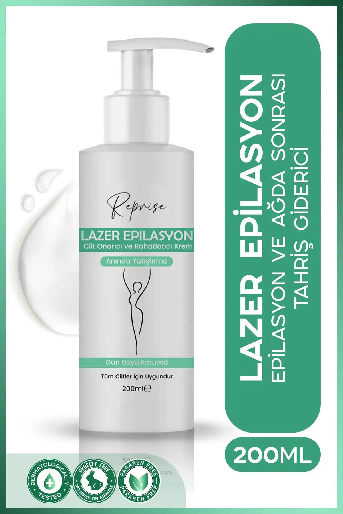 Reprise Lazer Epilasyon ve Ağda Sonrası Nemlendirici: Hassas Ciltler İçin Güvenilir Bakım Çözümü