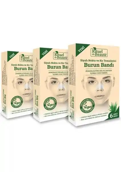 Rituel de Beauté Siyah Nokta Burun Bandı 3'lü: Etkili ve Vegan Cilt Bakım Ürünü