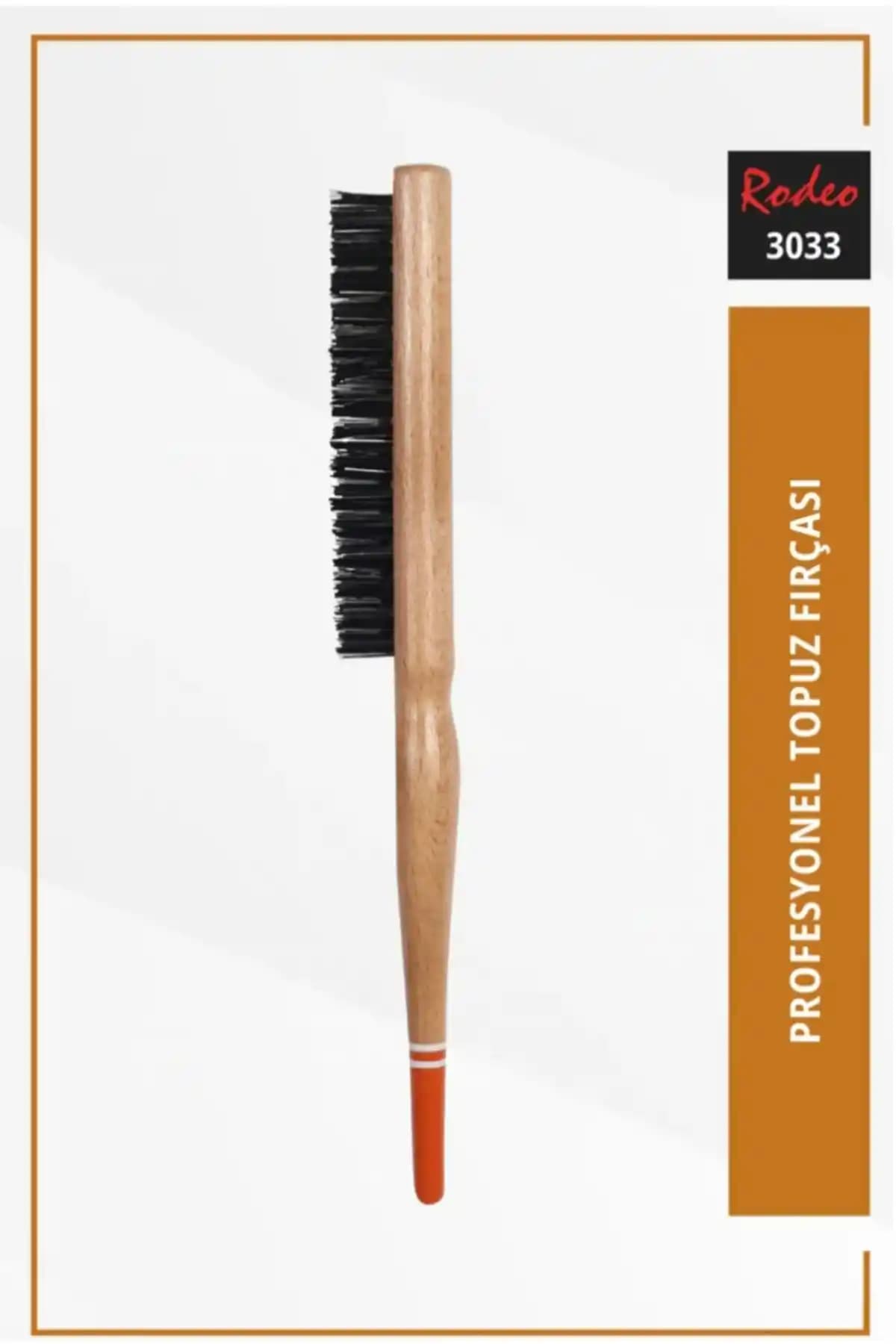 RODEO 3033 Profesyonel Topuz Fırçası: Saç Şekillendirmede Güçlü ve Dayanıklı Çözüm
