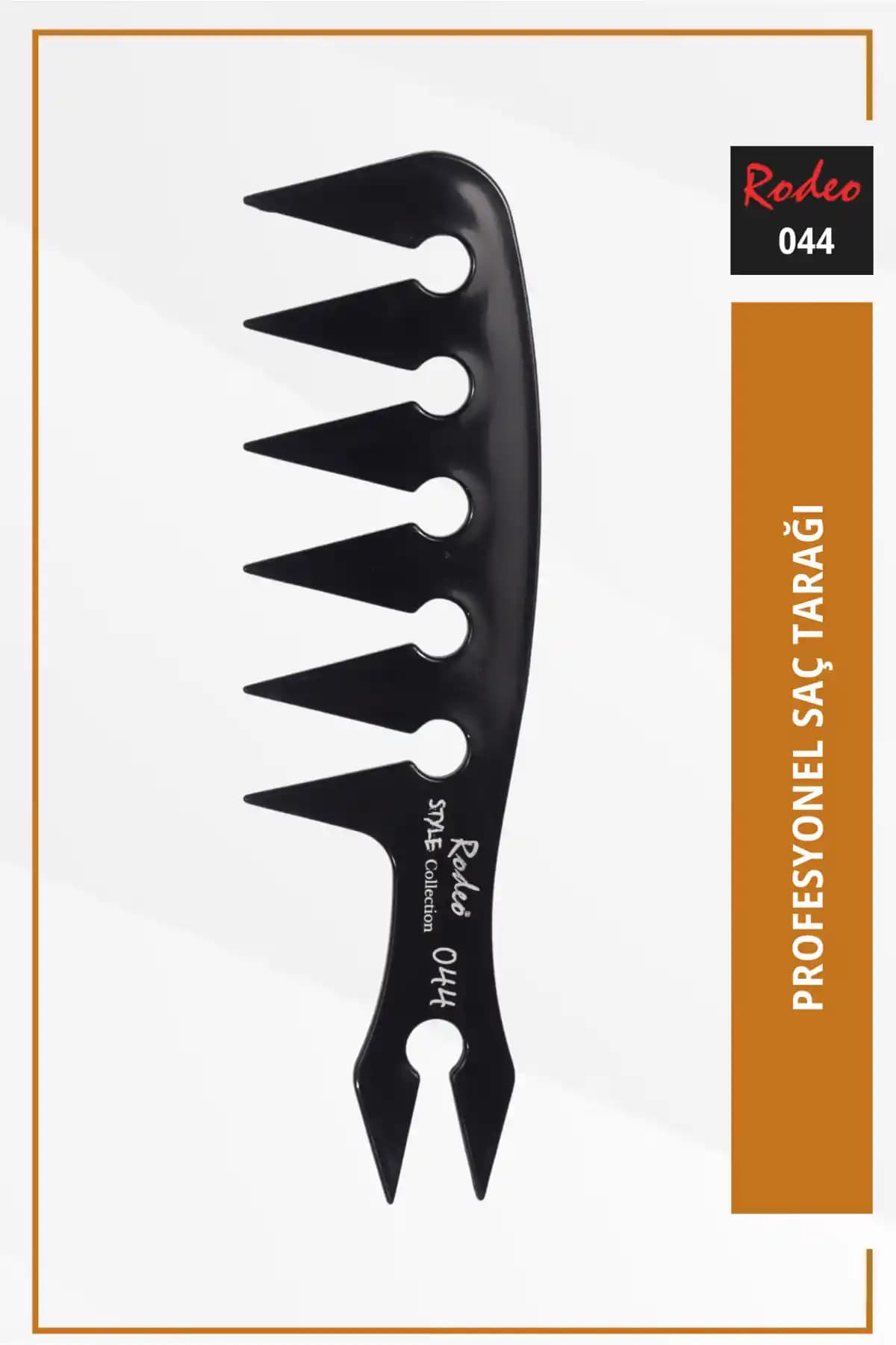 RODEO Antistatik Geniş Aralıklı Wax Şekil Tarağı 044 Saç Bakımında Yenilikçi Çözüm