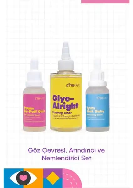 S'he Vec ve Glyc-Alright Serileriyle Göz Çevresi ve Cilt Bakımında Yenilikler