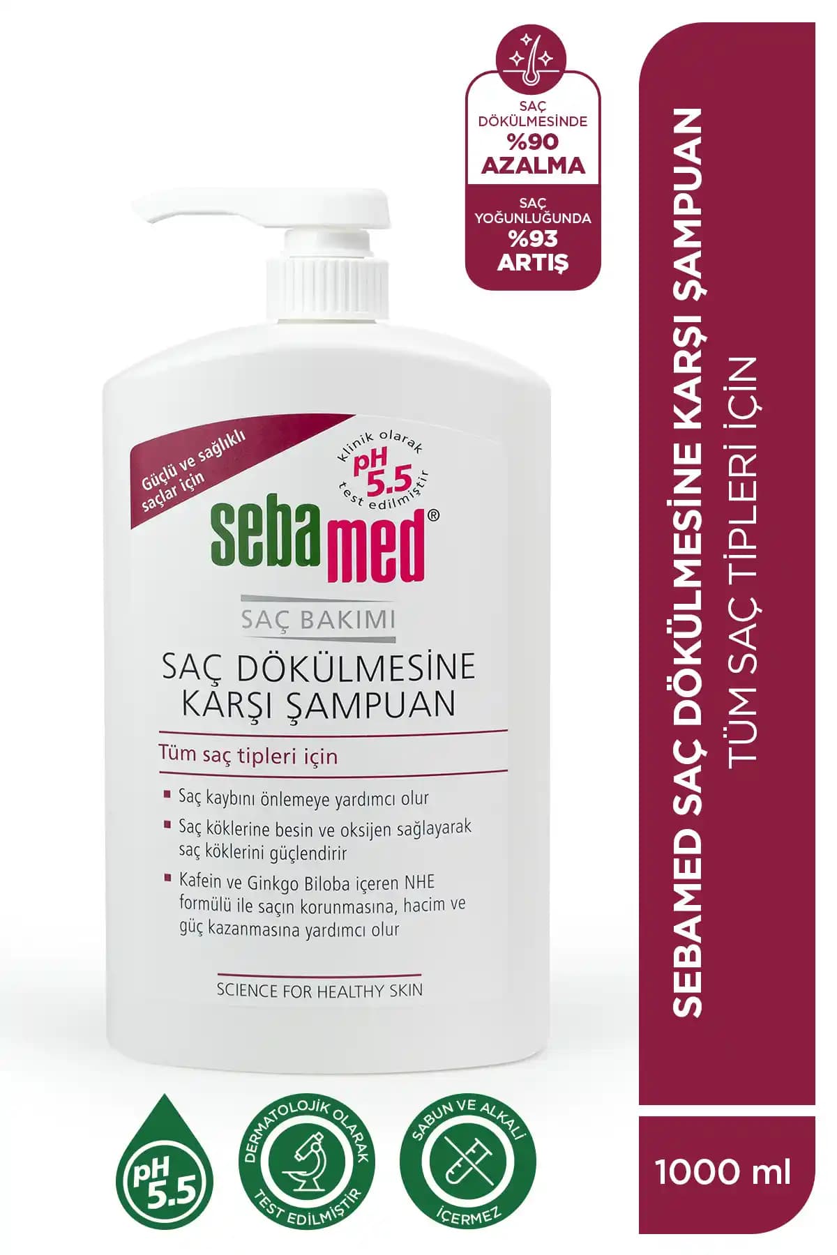 Sebamed Saç Dökülmesine Karşı Güçlendirici Şampuan Doğal ve Etkili Saç Bakım Ürünü