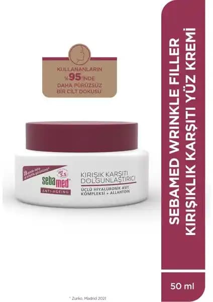 Sebamed Wrinkle Filler Kırışıklık Karşıtı Krem: Derinlemesine Nemlendirme ve Yaşlanma Karşıtı Etki
