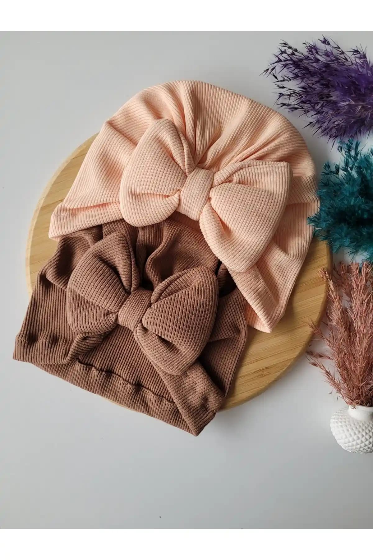 SeherBebeButik Kız Çocuk Renkli Bone 2'li Set: Şık ve Konforlu Günlük Kullanım İçin