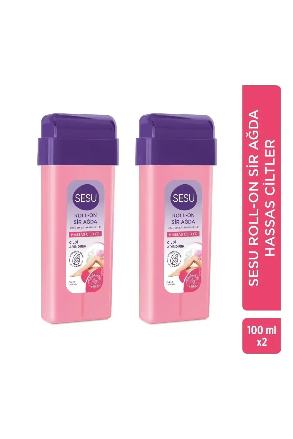 Sesu Roll-On Sir Ağda Hassas Ciltler İçin Etkili ve Kullanımı Kolay Ağda Seti