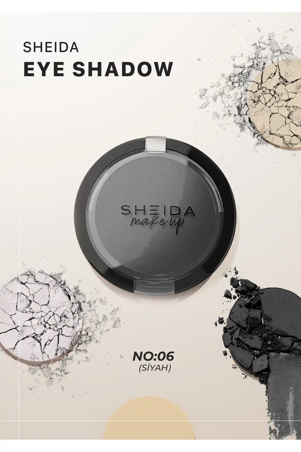 Sheida Eye Shadow No:06 Gözlerinize Doğal ve Çarpıcı Bir Dokunuş Sağlayan Makyaj Ürünü