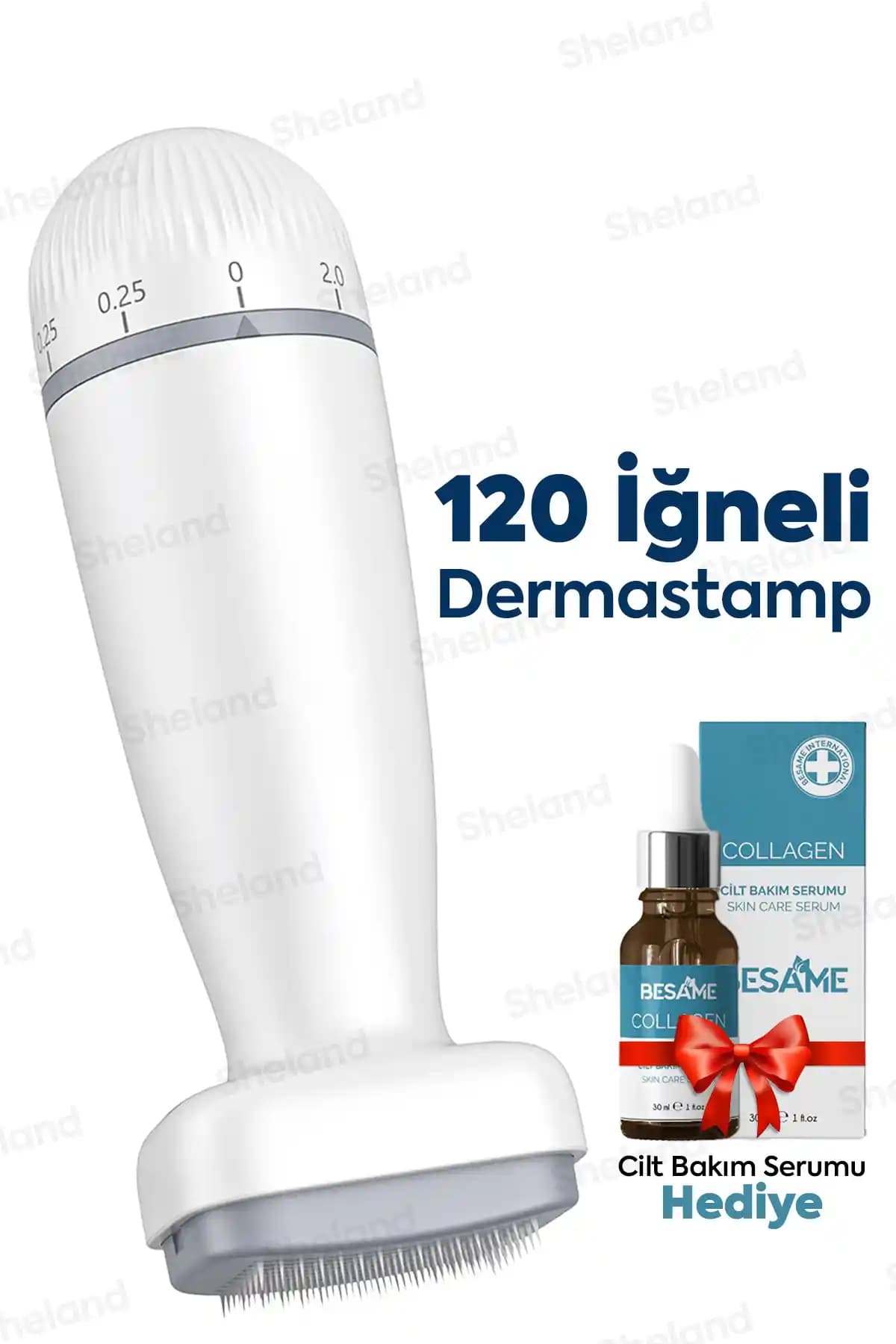 Sheland 120 Titanyum İğneli Dermastamp ile Cilt Yenileme ve Saç Dökülmesine Çözüm