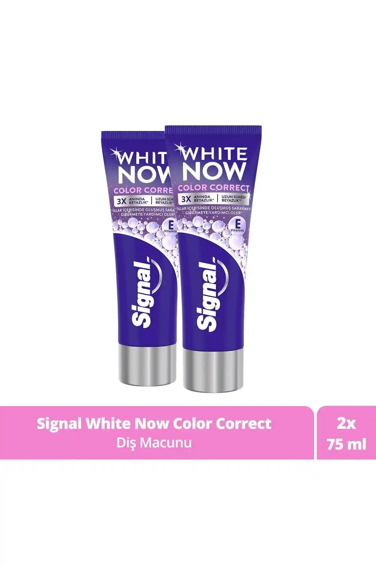 Signal White Now Color Correct Beyazlatıcı Diş Macunu İncelemesi ve Kullanıcı Yorumları