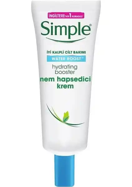 Simple Water Boost Nemlendirici Krem: Kuru ve Hassas Ciltler İçin Günlük Nem Sağlayıcı