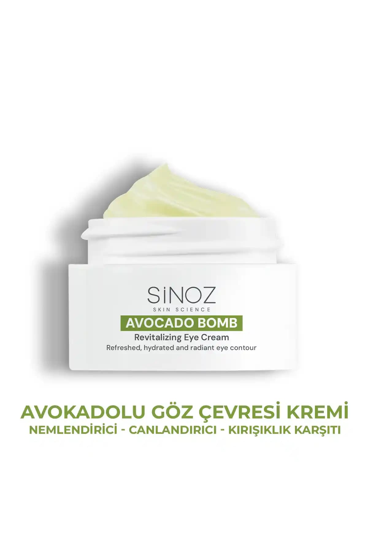 Sinoz Avokado Bomb Göz Çevresi Bakım Kremi: Doğal ve Etkili Göz Bakımında Yeni Bir Dönem