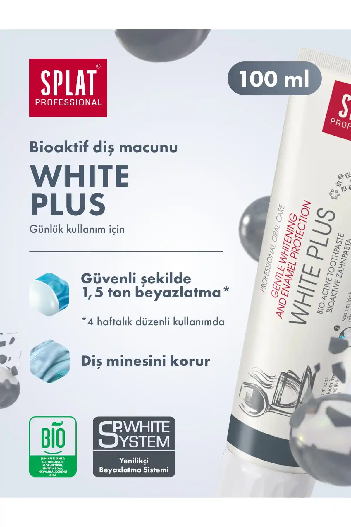 Splat White Plus Diş Macunu: Doğal İçeriklerle Güçlü ve Parlak Gülümseme Sağlayan Beyazlatıcı Ürün