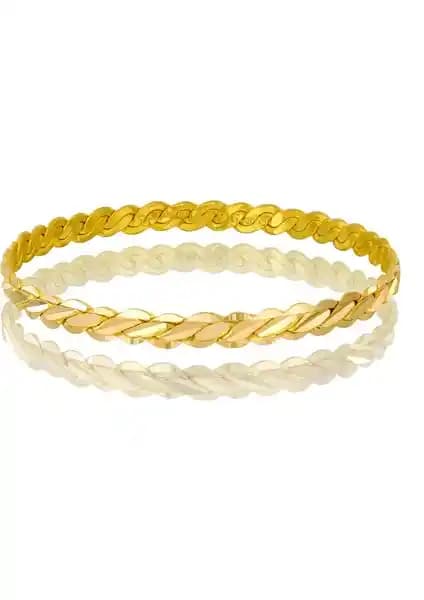 T51 Tuğrul Altın 20 Gr Üçlü Adana Burma 22 Ayar Altın Bilezik - Şıklık ve Değer Bir Arada