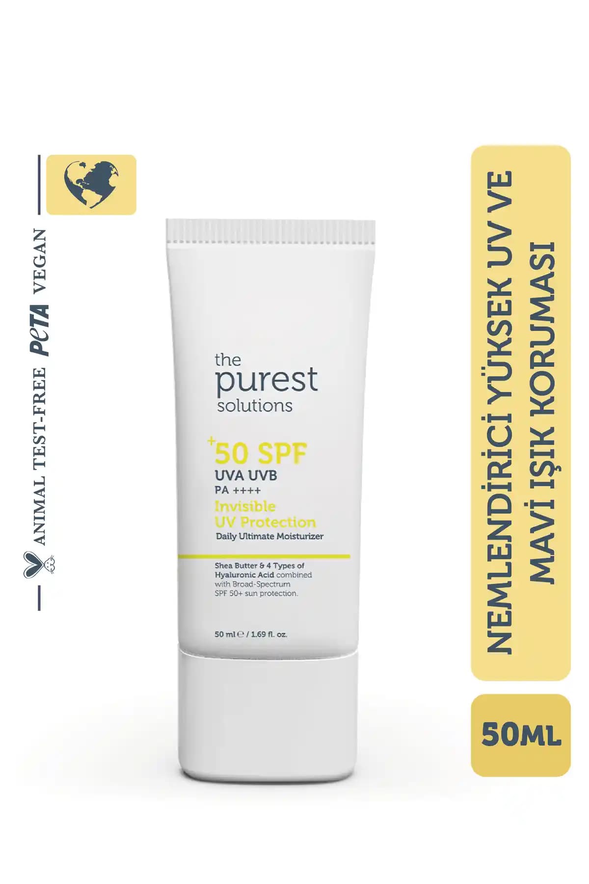 The Purest Solutions Yüksek Koruma ve Nemlendirici Güneş Koruyucu Krem SPF 50 İncelemesi