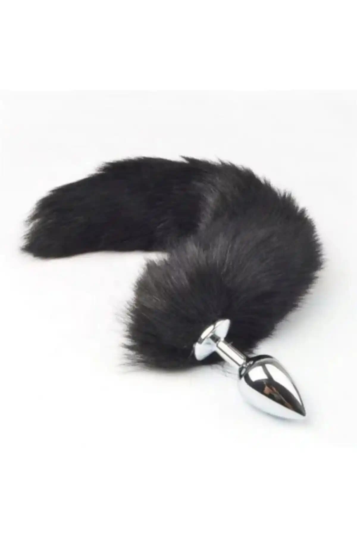 Tilki Kuyruğu Plug Siyah: Estetik ve Güvenli Anal Oyunları İçin Uygun Seçenek