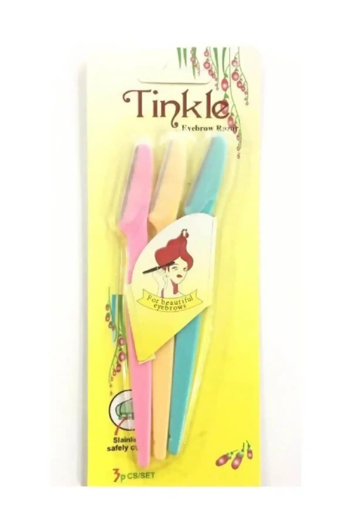 Tinkle Kaş Usturası 3'lü Set: Hassas ve Pratik Bakım İçin Güvenilir Çözüm