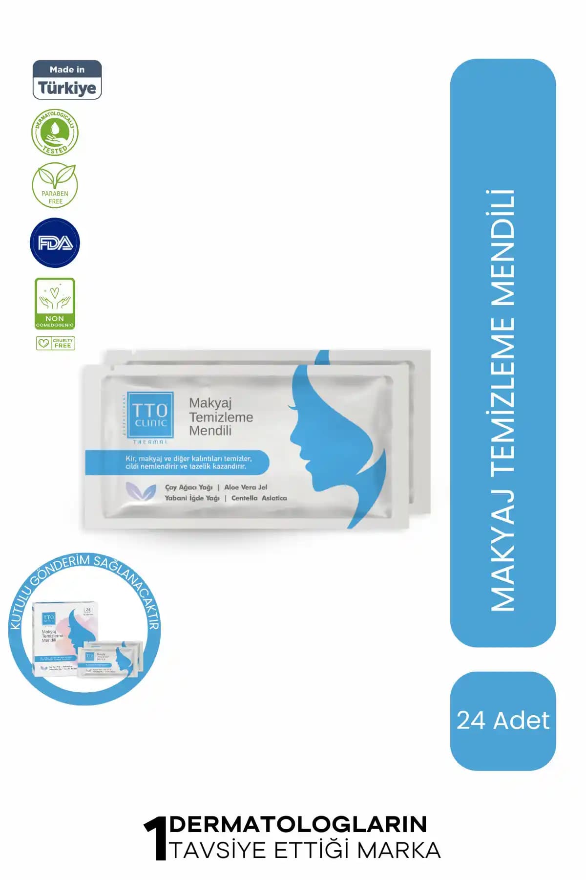 Tto Clinic Makyaj Temizleme Mendili: Günlük Cilt Bakımında Pratik ve Etkili Çözüm