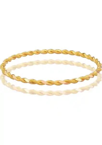 Tuğrul Kuyumculuk 10 Gr 22 Ayar İşçiliksiz Paftalı Burma Bilezik Kalite ve Zarafetin Simgesi