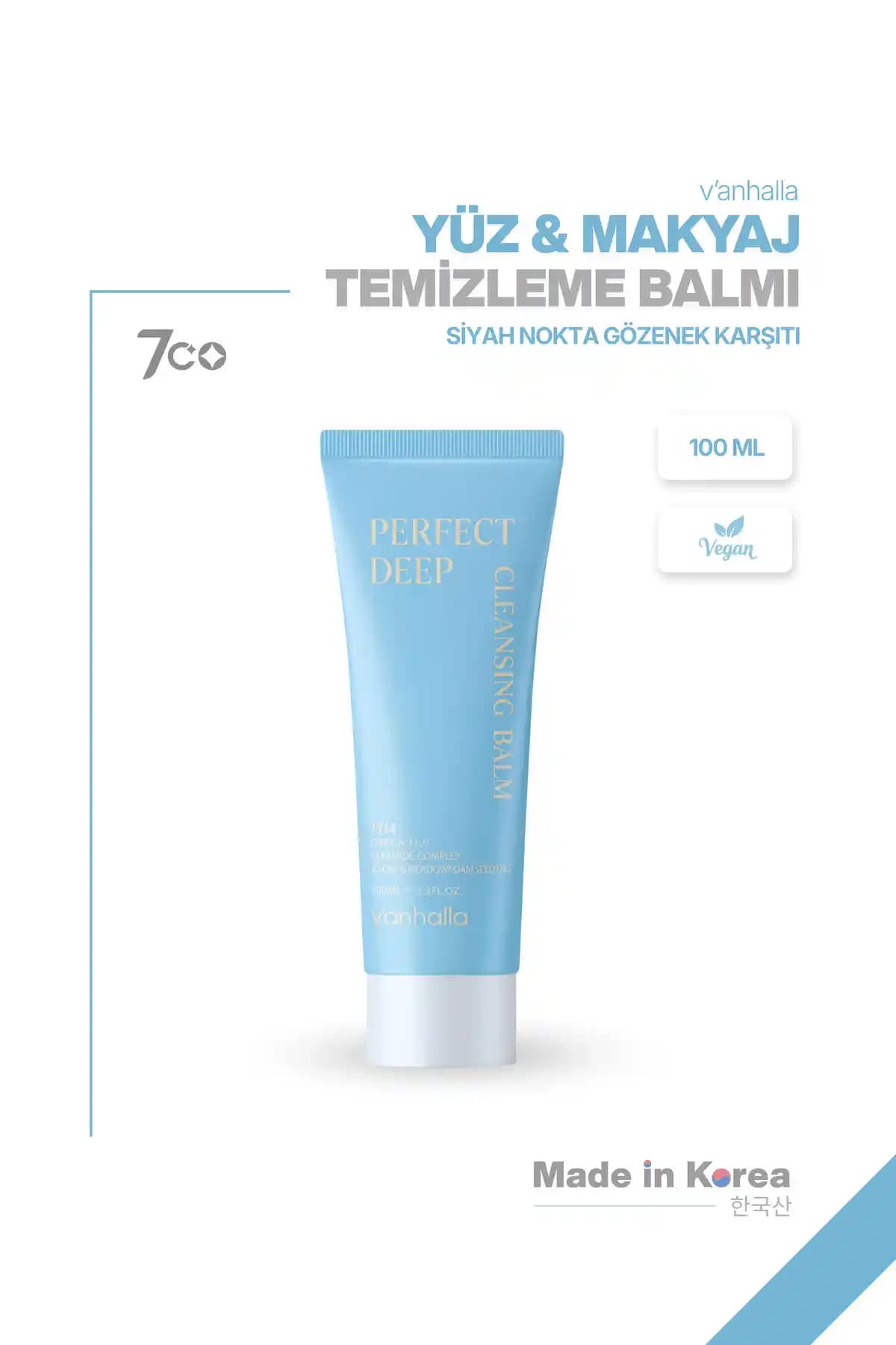 V'Anhalla PHA + Ceramide Temizleme Balmı: Siyah Noktaları Azaltan ve Gözenekleri Arındıran Cilt Bakım Ürünü