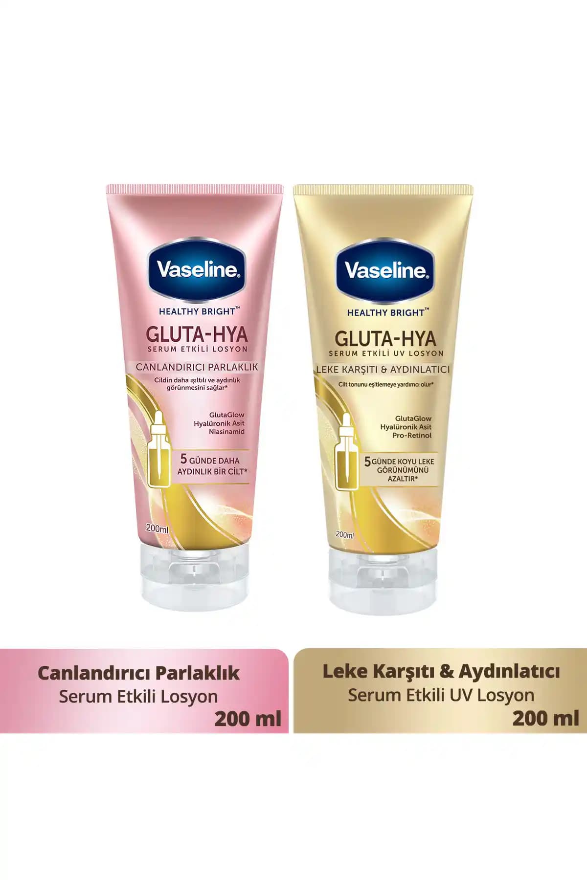 Vaseline Gluta Hya Serum Etkili Losyon: Derinlemesine Nemlendirme ve Cilt Parlaklığı Artırıcı Ürün