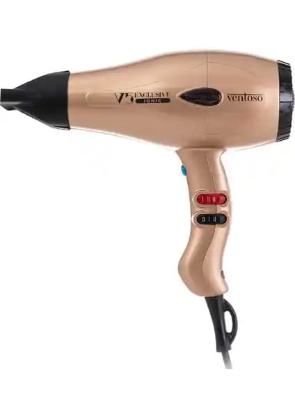 Ventoso V5 Exclusive İyonik Profesyonel Saç Kurutma Makinesi 2500 W Güç ve Şıklık Bir Arada