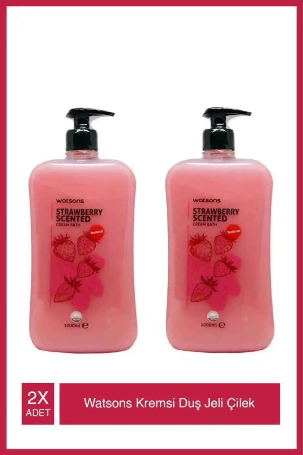 Watsons Çilek Aromalı Kremsi Duş Jeli: Ferahlatıcı ve Hassas Ciltlere Uygun Temizlik Ürünü