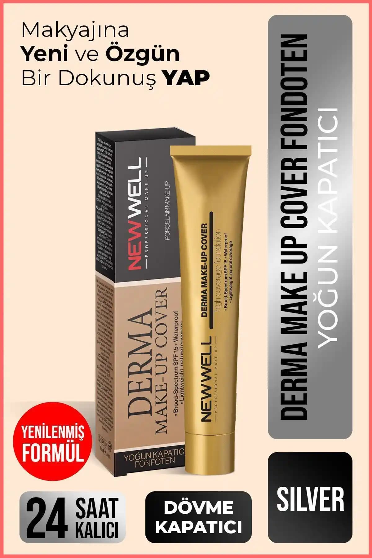 Well Derma Makeup Cover Yoğun Kapatıcı Fondöten 03: Doğal ve Pürüzsüz Cilt İçin Mükemmel Seçenek