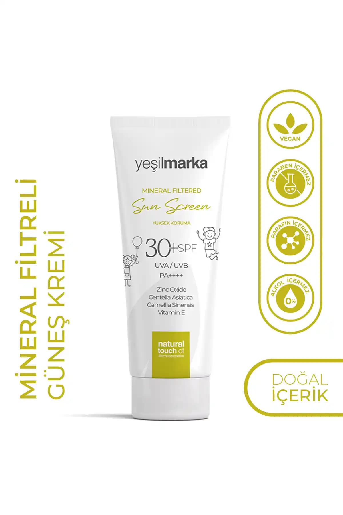 Yeşilmarka Doğal Mineral Filtreli Güneş Kremi: Güvenilir ve Çevre Dostu Güneş Koruma Ürünü