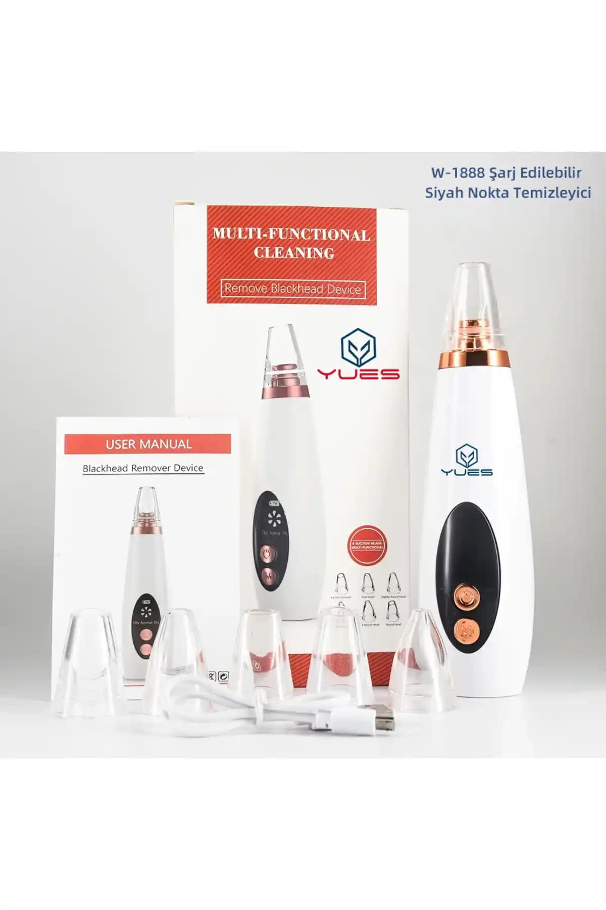 YUES Vakumlu Siyah Nokta Temizleme Cihazı: Derinlemesine Temizlik ve Gözenek Arındırma Çözümü