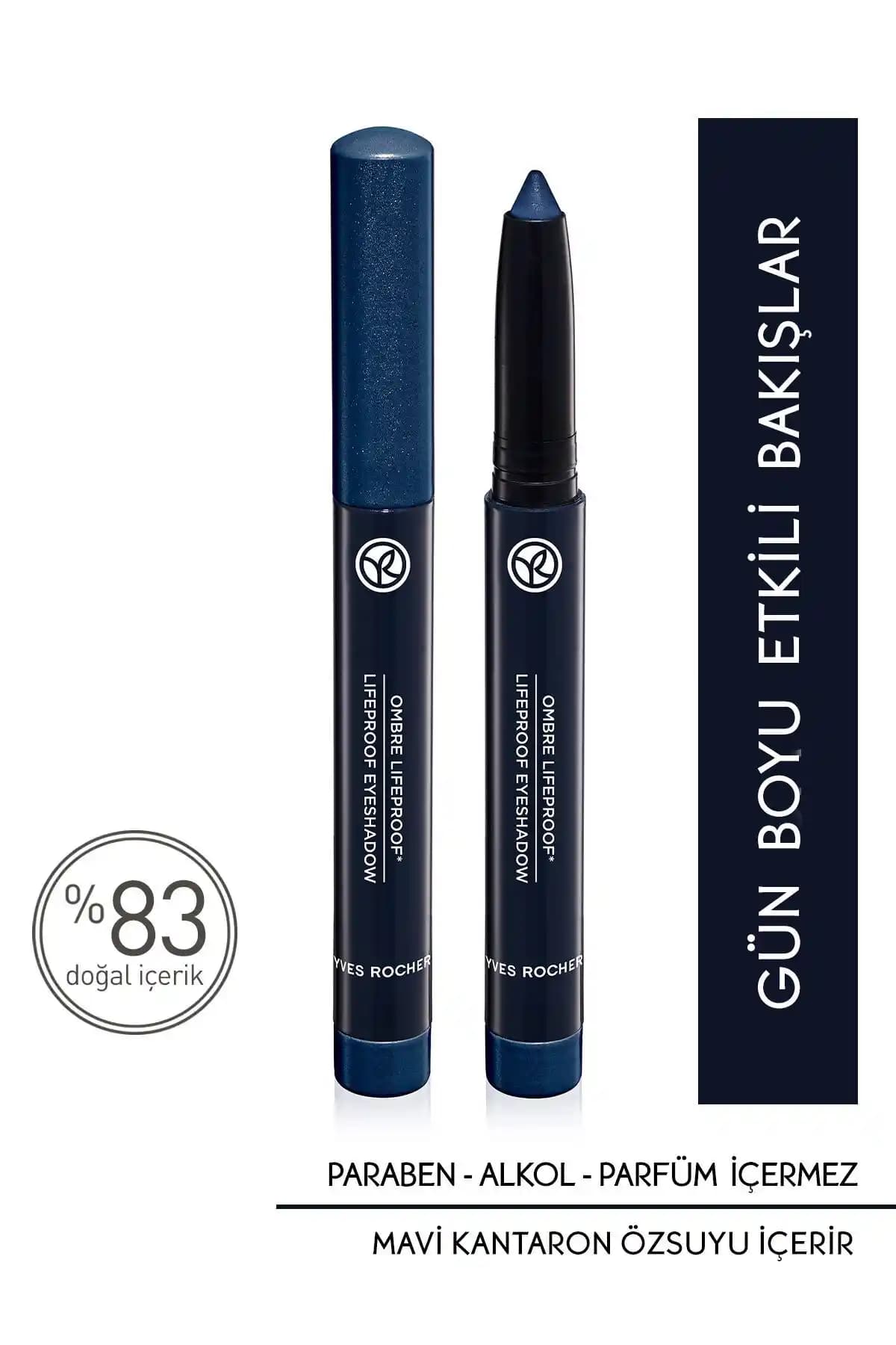 Yves Rocher Krem Dokulu Kalem Far Lacivert 05 Gözlere Şıklık ve Uzun Süreli Dayanıklılık