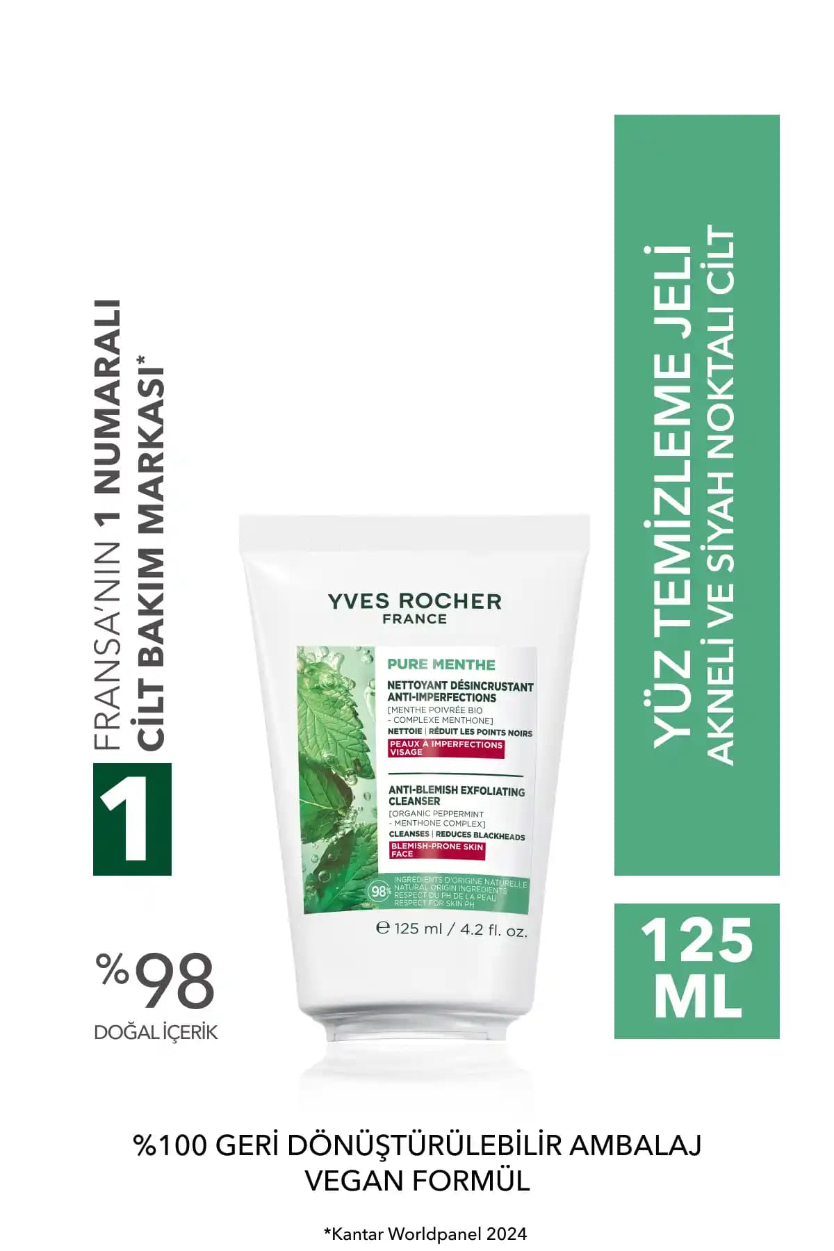 Yves Rocher Siyah Nokta Karşıtı Peeling Etkili Yüz Yıkama Jeli Ürün İncelemesi ve Faydaları