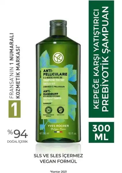 Yves Rocher Yatıştırıcı Prebiyotik Şampuan Kepeğe Karşı Doğal ve Etkili Çözüm