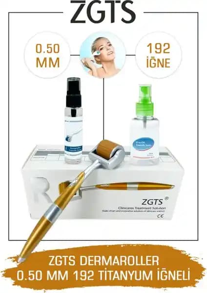 Zgts Gold Line 0.50mm Titanyum 192 İğneli Derma Roller ile Cilt Yenileme ve Güzellik Çözümleri