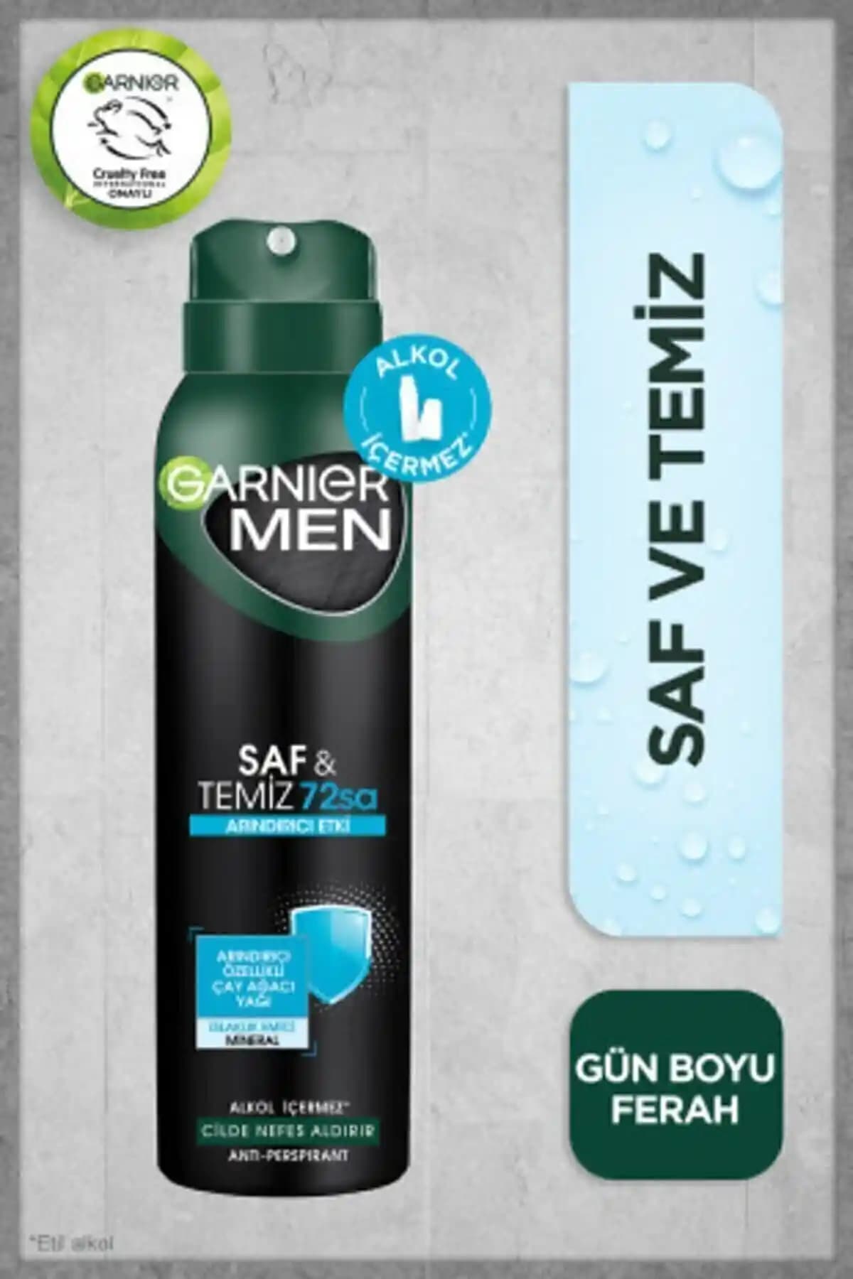 Garnier Men Saf ve Temiz Aerosol: Ferahlatıcı ve Kalıcı Deodorant İncelemesi