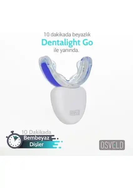 Osveld Dentalight Go: Evde Güvenli Diş Beyazlatma için Med-Blue teknolojisi Star Smile Jel