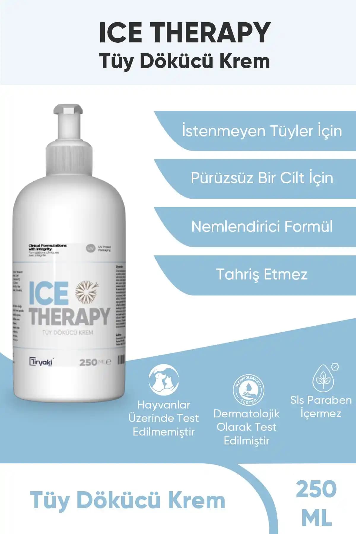 Ice Therapy Tüy Dökücü Krem 250 ml: Detaylı İnceleme ve Kullanım Rehberi