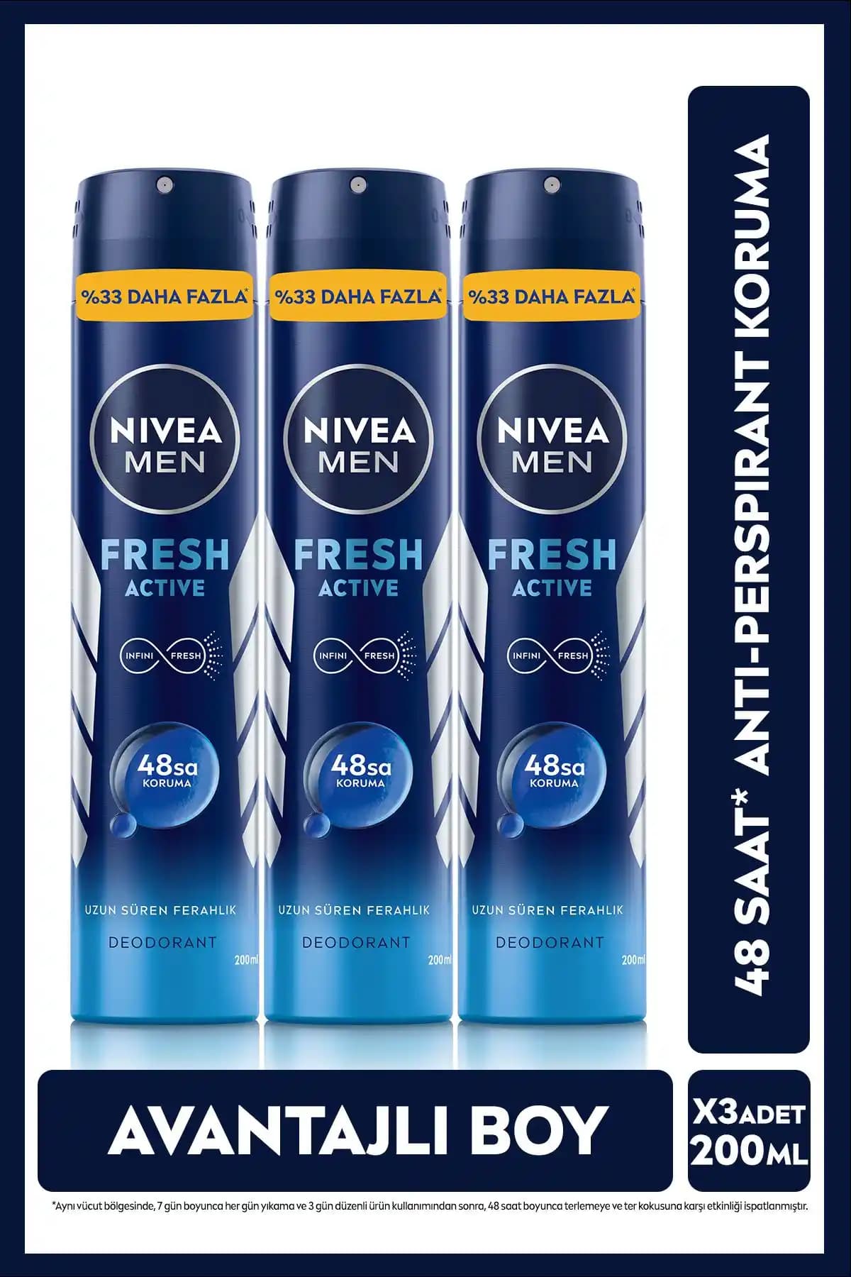 NIVEA Men Fresh Active Erkek Sprey Deodorant İncelemesi ve Özellikleri